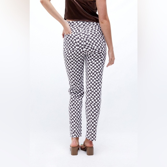 Peppermayo Electric Avenue Trousers in Checker - Size 8 - Picture 3 of 4